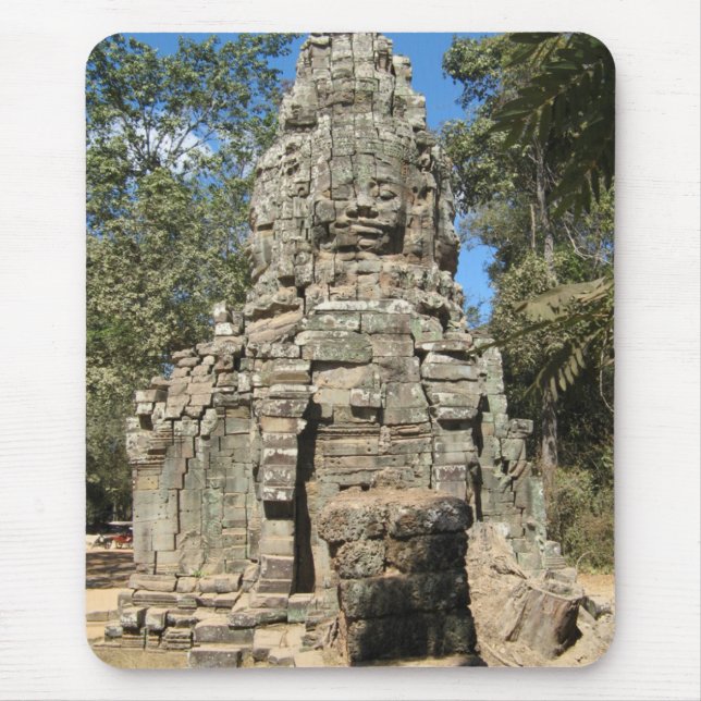 Mini Bayon ... Ta Prohm, Siem Reap, Kambodscha Mousepad (Vorne)