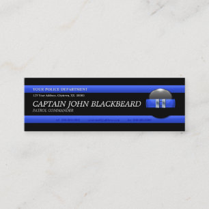 Mini Blue Line mince Captain le carte de visite de