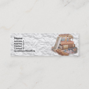 Mini Bookmarkers maigres de carte de visite de magasin