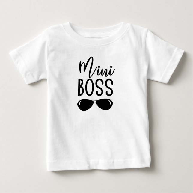Mini Boss Baby T-shirt (Vorderseite)