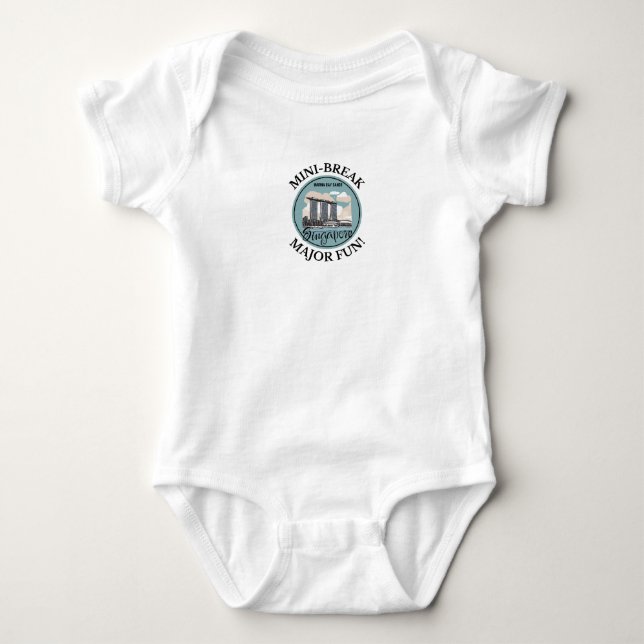 Mini-Break Hauptspass! Baby Strampler (Vorderseite)