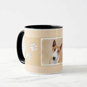 Mini-Bull-Terrier-Malerei - Niedliches Original Do Tasse