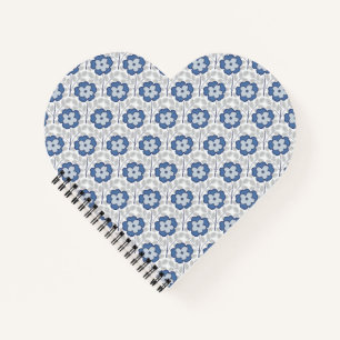 Mini Camellia Bliss Blue Notizbuch