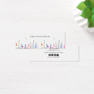 Mini-carte à capuchon pour Fleurs sauvages d'aquar
