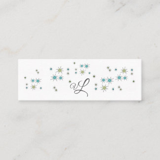 Mini carte de contact de carte de visite