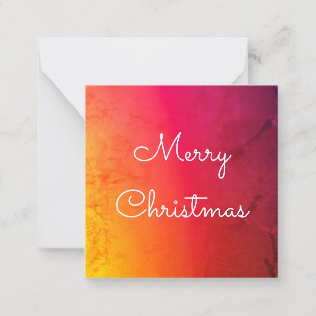 Mini Carte de Noël Sweet Pour Personnaliser (Devant)