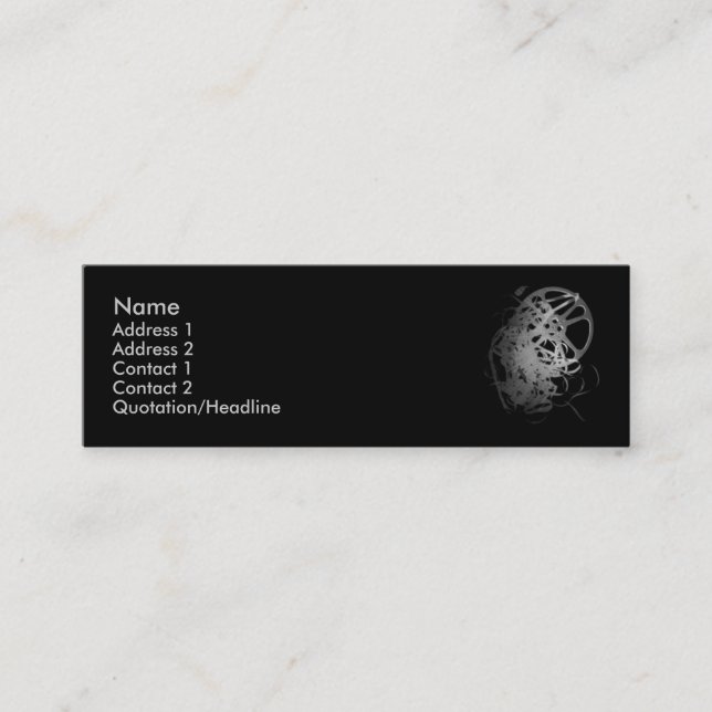Mini Carte de visite (Devant)