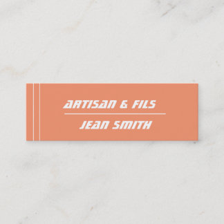 mini carte de visite