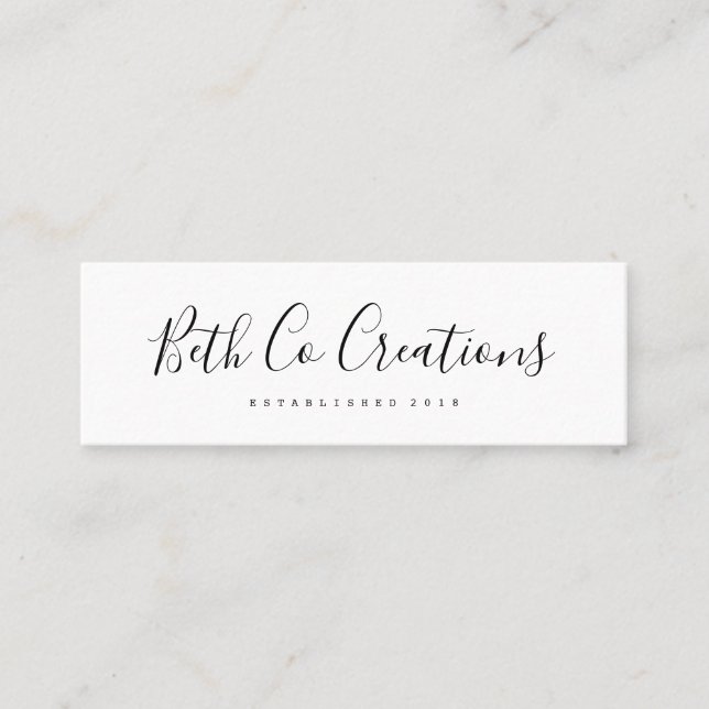 Mini carte de visite (Devant)