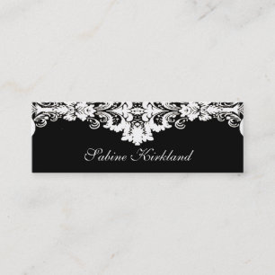Mini Carte de visite baroque élégant
