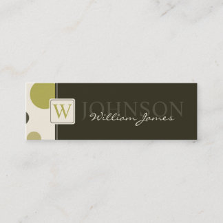 Mini Carte de visite Big Dots Skinny