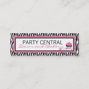 Mini Carte de visite chic de boutique