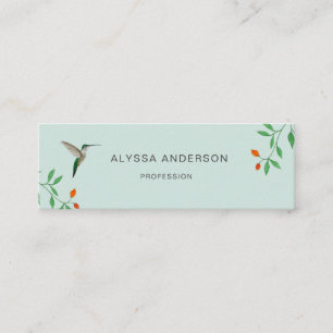 Mini Carte de visite Colibri