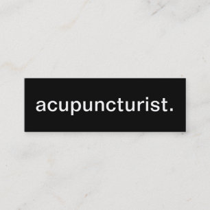 Mini Carte de visite d'acupuncteur
