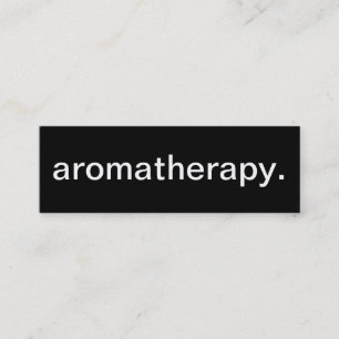Mini Carte de visite d'aromathérapie