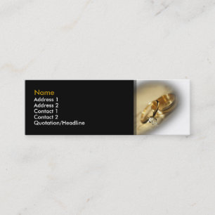Mini Carte de visite de bijoux