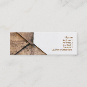 Mini Carte de visite de carreaux de granit