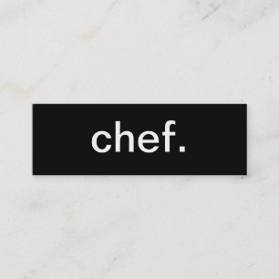 Mini Carte de visite de chef