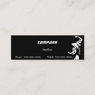 Mini Carte de visite de construction du corps
