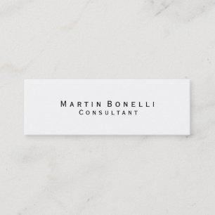 Mini Carte de visite de consultant simple minimaliste