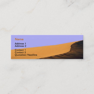 Mini Carte de visite de désert
