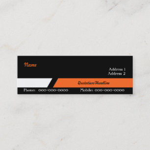 Mini Carte de visite de directeur commercial