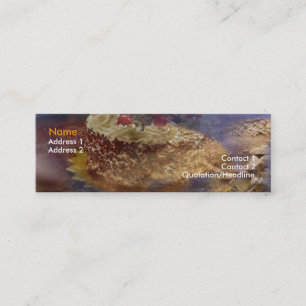 Mini Carte de visite de gâteau de la forêt noire