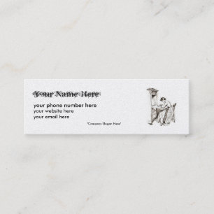 Mini Carte de visite de généalogie,…