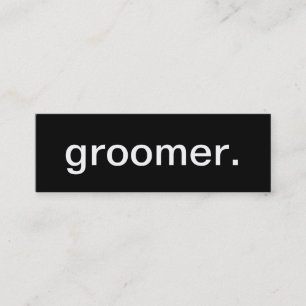 Mini Carte de visite de Groomer