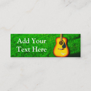 Mini Carte de visite de guitare