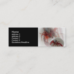 Mini Carte de visite de homards