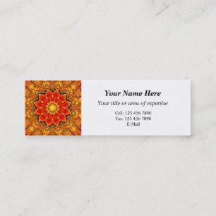 Mini Carte de visite de kaléidoscope