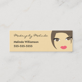 Mini Carte de visite de maquilleur
