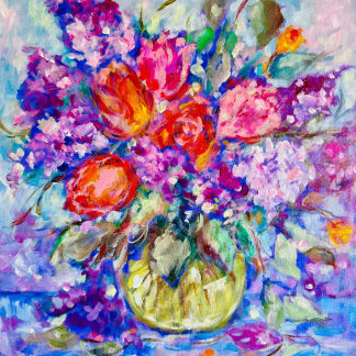 Mini Carte de visite de Merci d'origine aquarelle