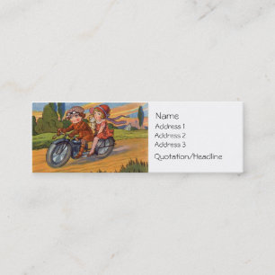 Mini Carte de visite de motocyclisme