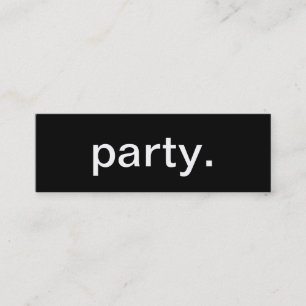 Mini Carte de visite de partie