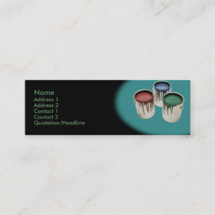 Mini Carte de visite de peinture