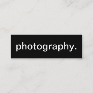 Mini Carte de visite de photographie
