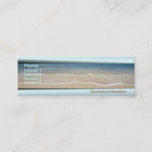 Mini Carte de visite de plage