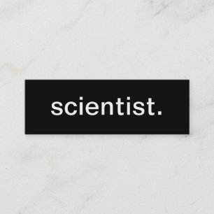 Mini Carte de visite de scientifique
