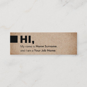 Mini Carte de visite de Social d'impression de Papier