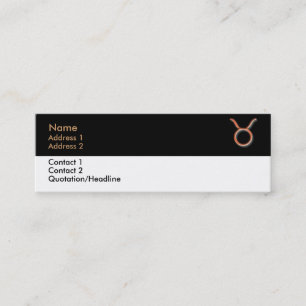 Mini Carte de visite de Taurus