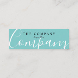 Mini carte de visite de typo chic minimaliste de