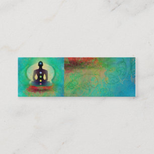 Mini Carte de visite de yoga de méditation