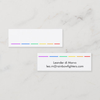 Mini Carte de visite déclaration minimale