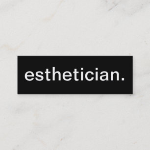 Mini Carte de visite d'Esthetician