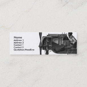 Mini Carte de visite d'industrie aérienne