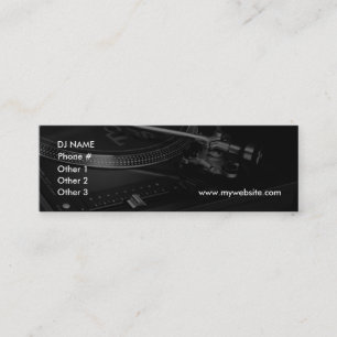 Mini Carte de visite DJ