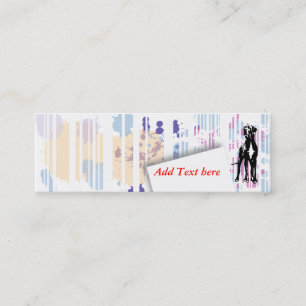 Mini Carte de visite Dogue