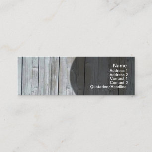 Mini Carte de visite en bois